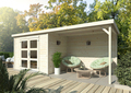 Palmako redskapsbod m/pergola Olivia 560 x 184 cm